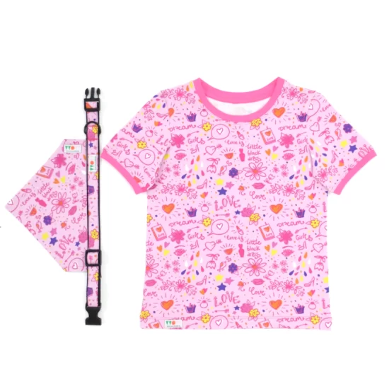 girls dream tshirt zestaw